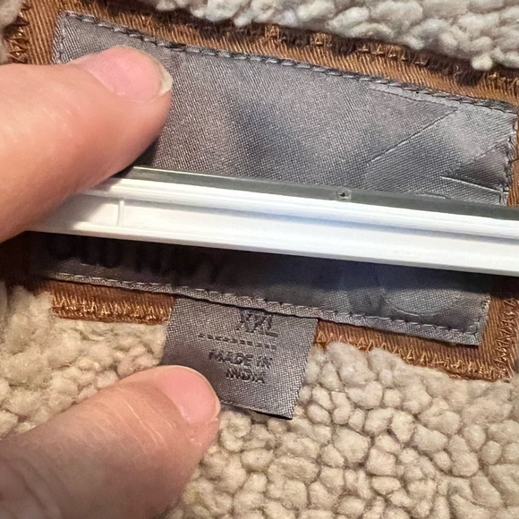 Old Navy Canvas Sherpa lined work coat size XXL. - Picture 4 of 11